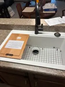 Sink Plumbing Modification in Holland — double to single sink conversion