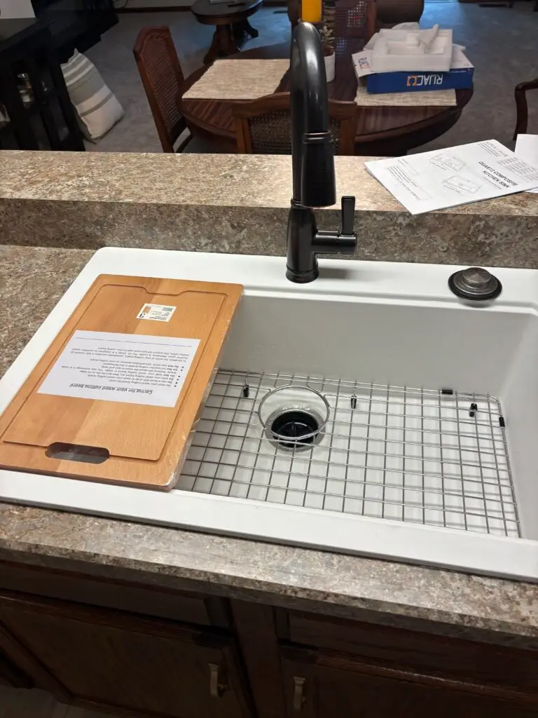 Sink Plumbing Modification in Holland — double to single sink conversion