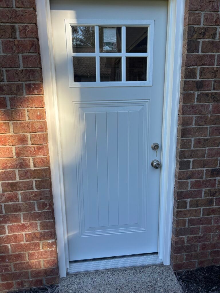 Steel Entry Door & Frame Replacement in Zeeland — door frame replacement